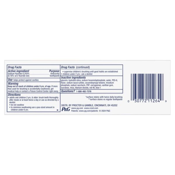 Crest 3D White Toothpaste - Image 3