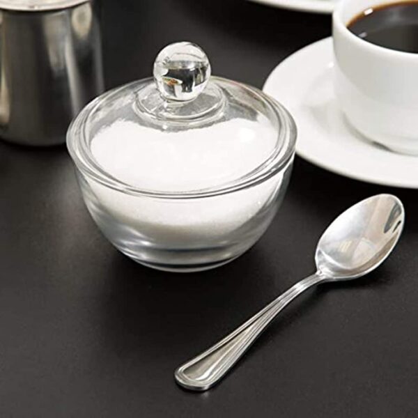 Anchor Hocking Presence Glass Sugar Bowl - Image 4
