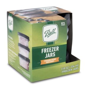 Square Storage Freezer Jars