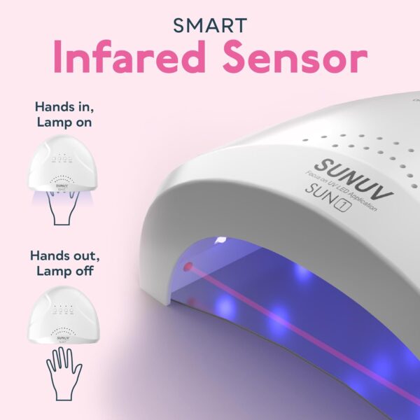 SUNUV Gel Nail Lamp (Pink) - Image 7