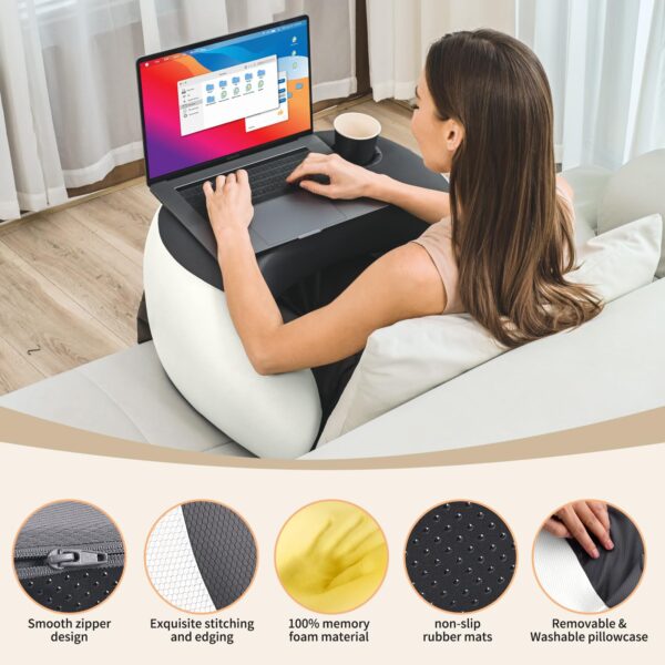 Olumoon Memory Foam Reading Pillow - Image 6