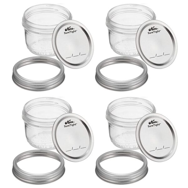 Kerr 8oz Wide Mouth Jars - Image 3