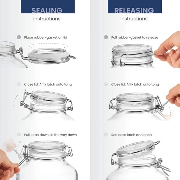 Bormioli Rocco Glass Canning Jar - Image 5