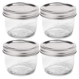 Kerr 8oz Wide Mouth Jars