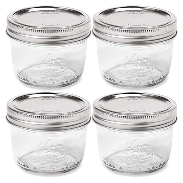 Kerr 8oz Wide Mouth Jars