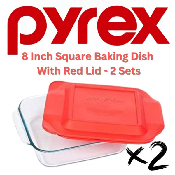 Pyrex Glass Baking Dishes Set - Image 3