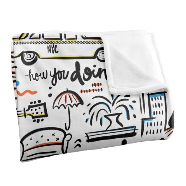 Friends TV Show Fleece Blanket - Image 3