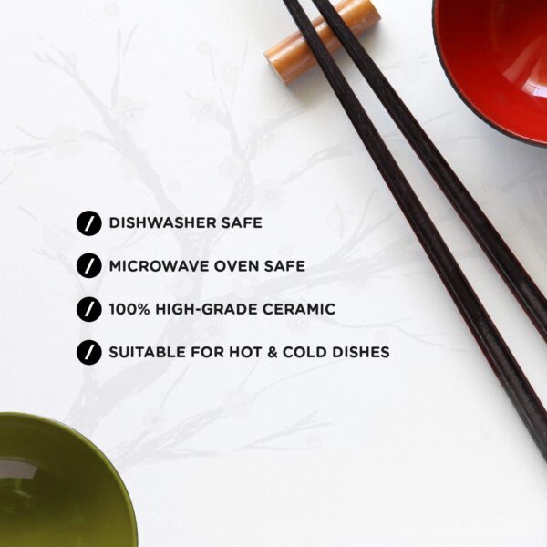Japanese Ceramic Ramen Bowl Set - Image 3