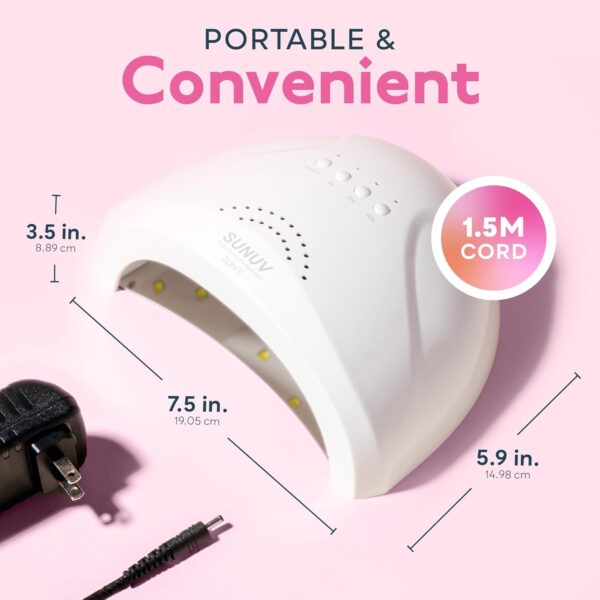 SUNUV Gel Nail Lamp (Pink) - Image 4