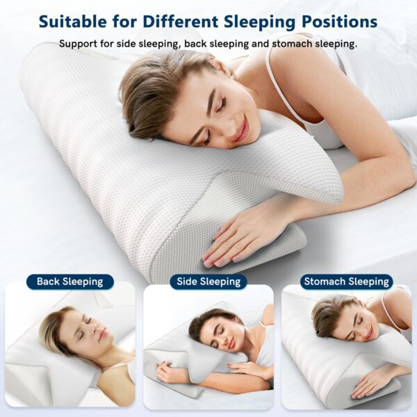 Vuteehy Ergonomic Memory Foam Pillow - Image 3