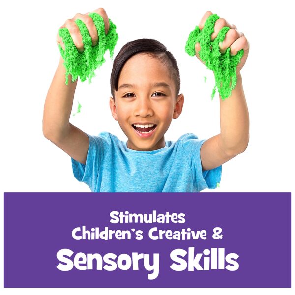 Kinetic Sand Sensory Play Green - Image 5