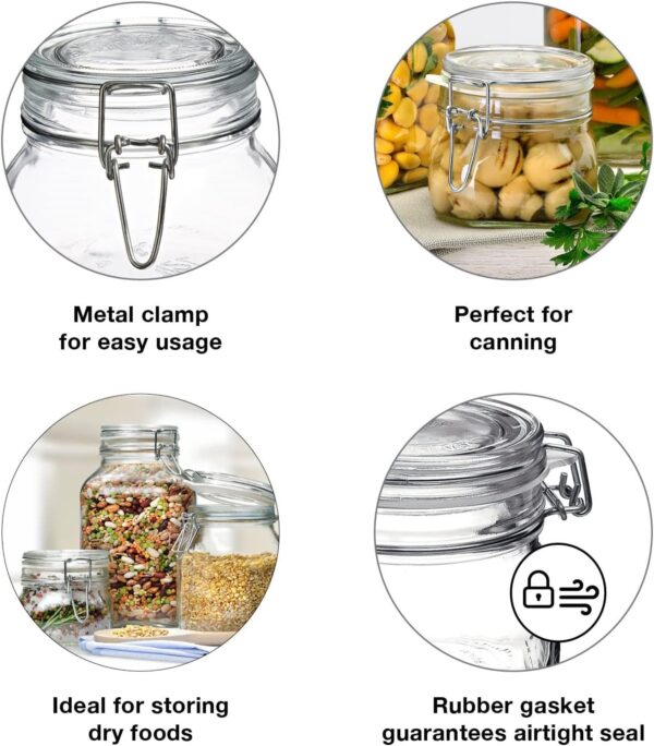 Bormioli Rocco Glass Canning Jar - Image 7