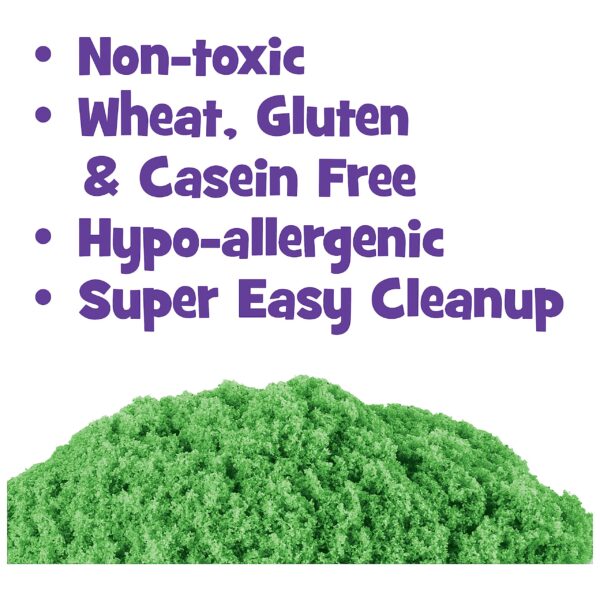 Kinetic Sand Sensory Play Green - Image 7